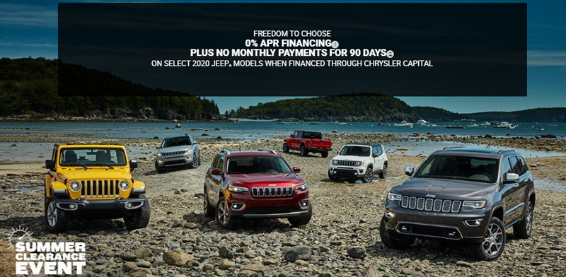 Don White's Timonium Jeep - Jeep Summer Clearance Event near Baltimore MD