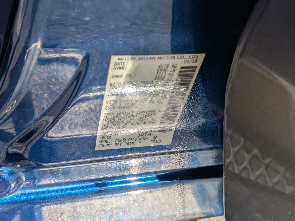 2018 Nissan TITAN XD Platinum Reserve Diesel