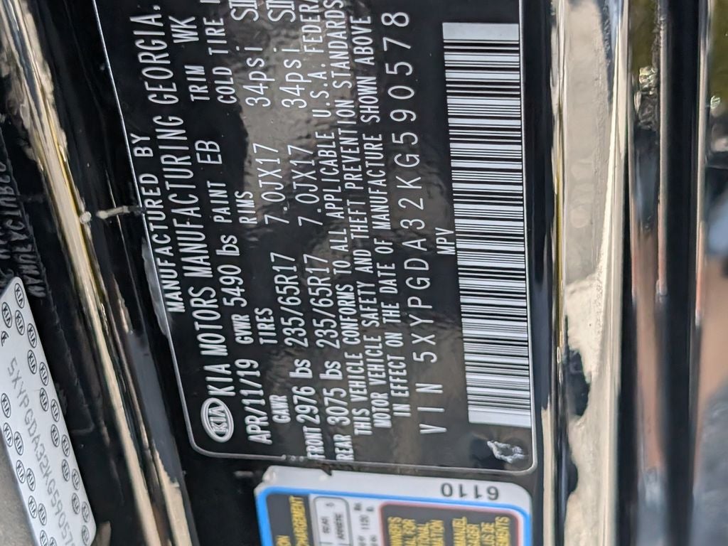 2019 Kia Sorento 2.4L LX