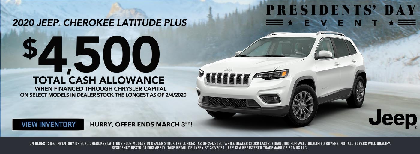 Jeep Presidents Day Specials near Baltimore MD