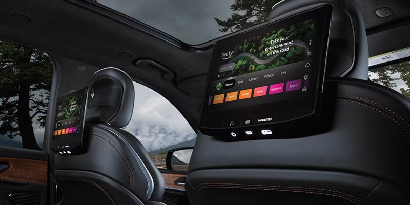 Rear entertainment screen system