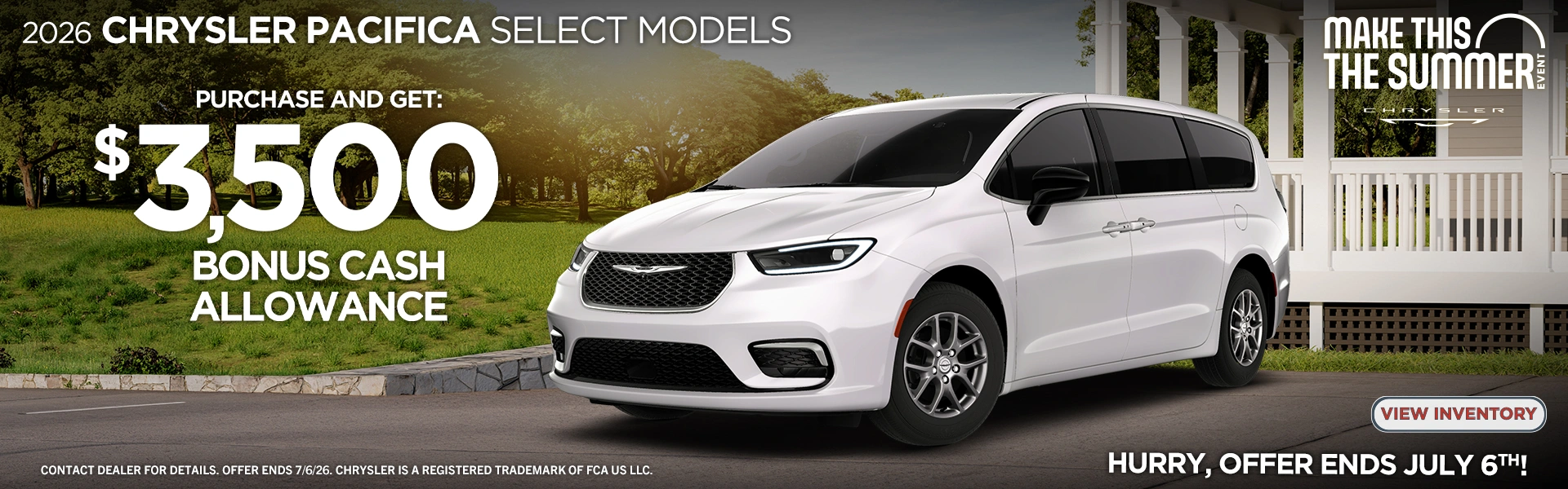 2026 Chrysler Pacifica Select Models at Don White's Timonium CDJR in Cockeysville 